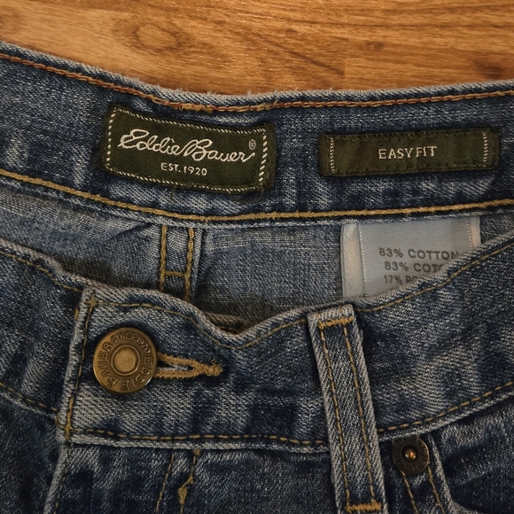 Eddie Bauer Mid-wash Wide-leg Jeans - Picture 3 of 4
